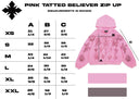 "Tatted Believer" Zip Up (Pink)