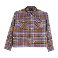 Pearl Logo Flannel (Purple)