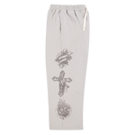 "Tatted Believer" Sweatpants (Grey)