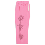 "Tatted Believer" Sweatpants (Pink)