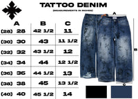 "Tattoo" Denim