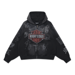 "Harley" Zip Up (Black)