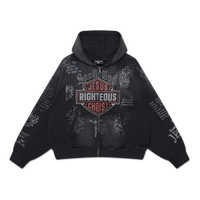 "Harley" Zip Up (Black)