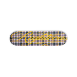 Plaid Script Skateboard